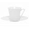 Чашка с блюдцем 150 мл.,, BOREAL WHITE, DEGRENNE, арт.186793/2