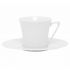 Чашка с блюдцем 150 мл.,, BOREAL WHITE, DEGRENNE, арт.186793/2