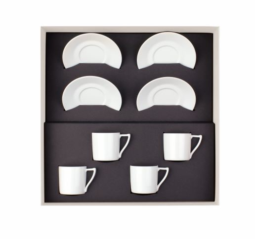 Подарочный набор 4 кофейных чашки , NEWPORT, DEGRENNE, арт.208886