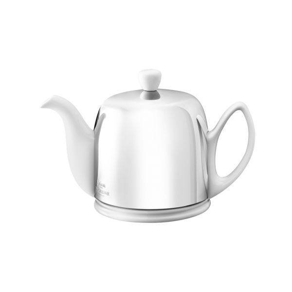 Чайник на 4 чашки 700 мл, белый, глянцевый, SALAM WHITE , DEGRENNE, арт.211988