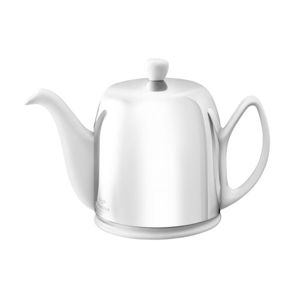 Чайник на 6 чашек 1000 мл, белый, глянец, SALAM WHITE , DEGRENNE, арт.211989