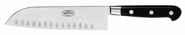 santoku knife 18 см.,  hollow edge, IDEAL FORGE, DEGRENNE, арт.218629