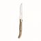 Laguiole нож для стейка светлый рог латунная подставка, арт.232251