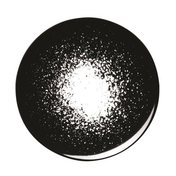 Тарелка обеденная Д29 см., - Splash - black version, ARTY CREATION , DEGRENNE, арт.239212