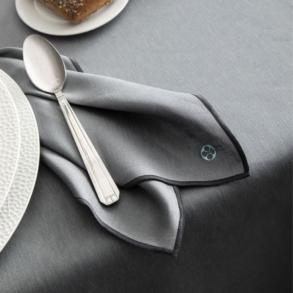 Набор салфеток  в подарочной упаковке, серый 6 шт., 50 x 40 cм., 50% лен, 50% хлопок, 241879, NUANCES, DEGRENNE